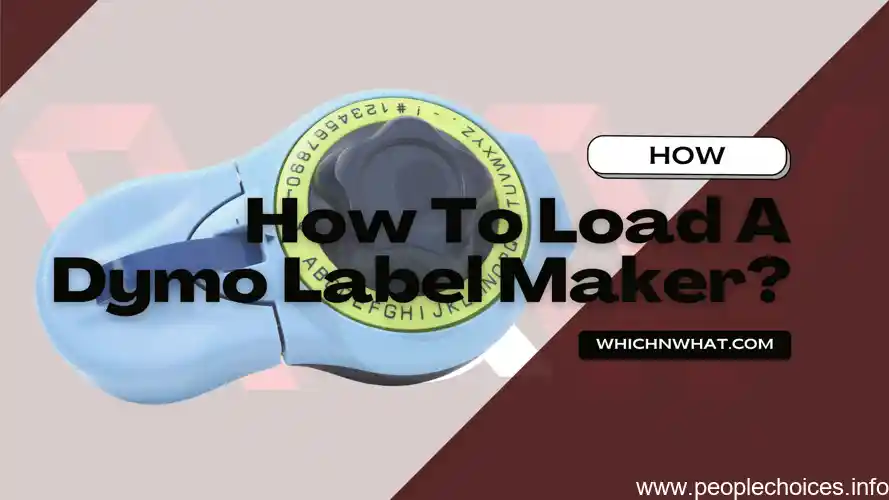 how to load dymo label maker